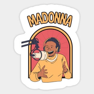 Madonna Sticker